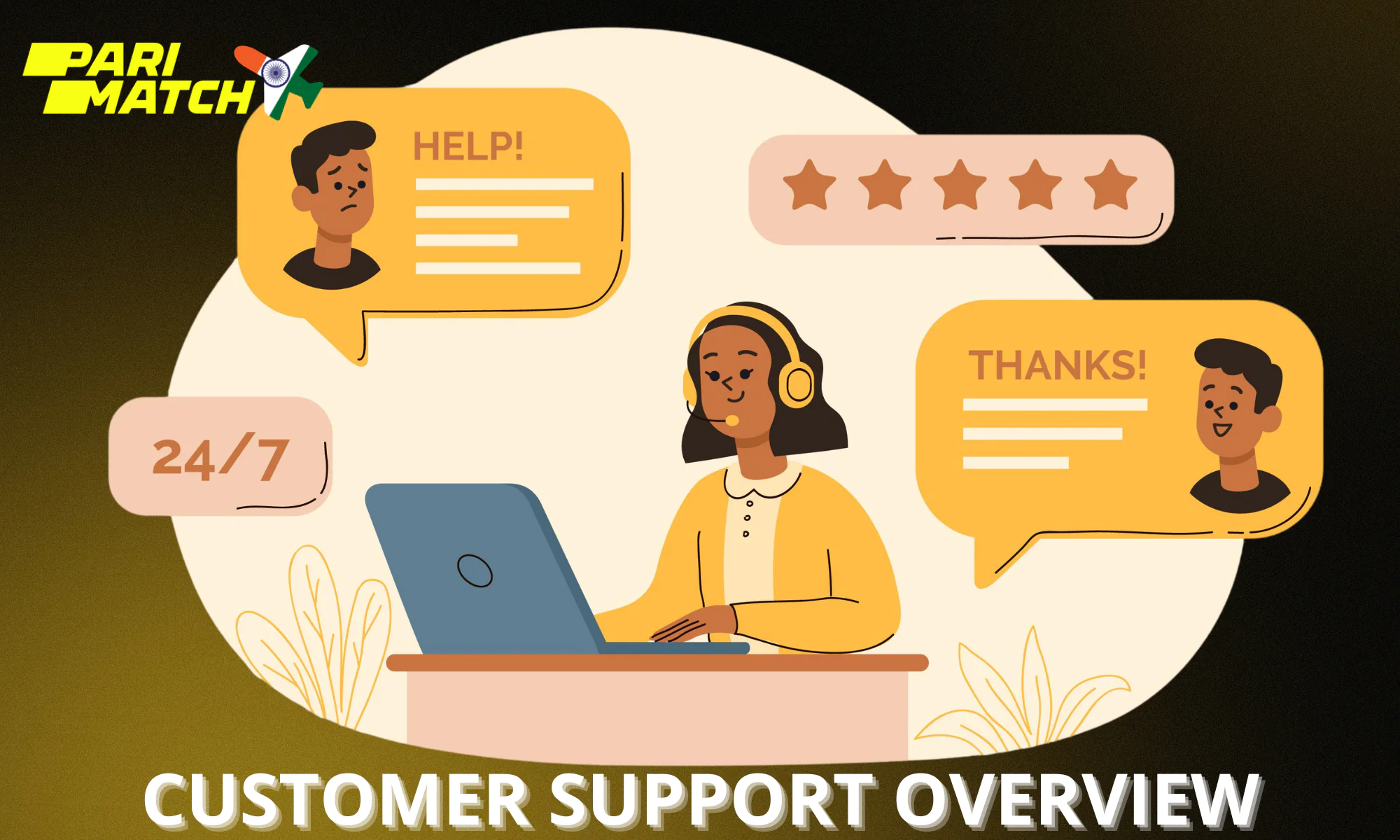 Parimatch Aviator has a very responsible and professional customer support team