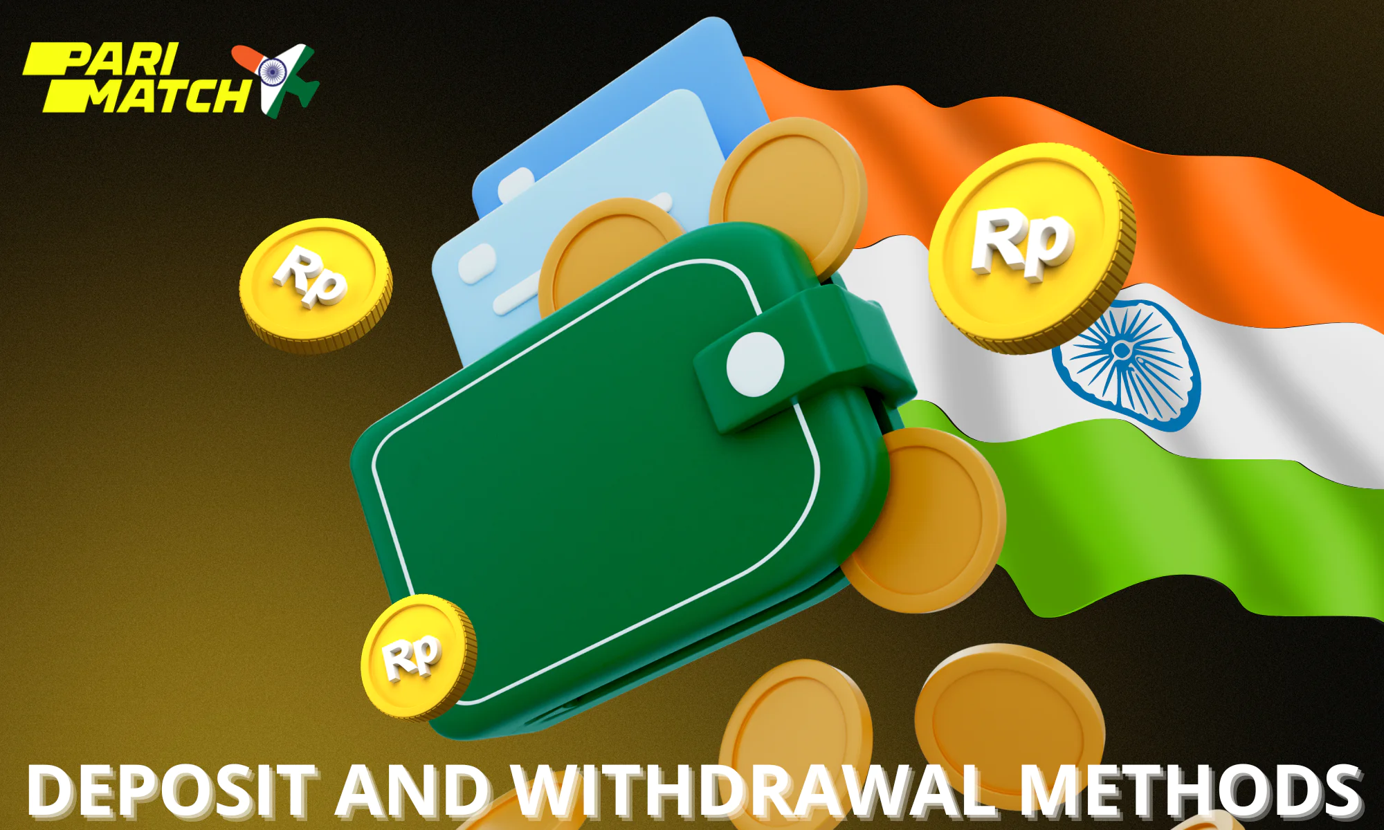 The main deposit and withdrawal methods for Parimatch Aviator India