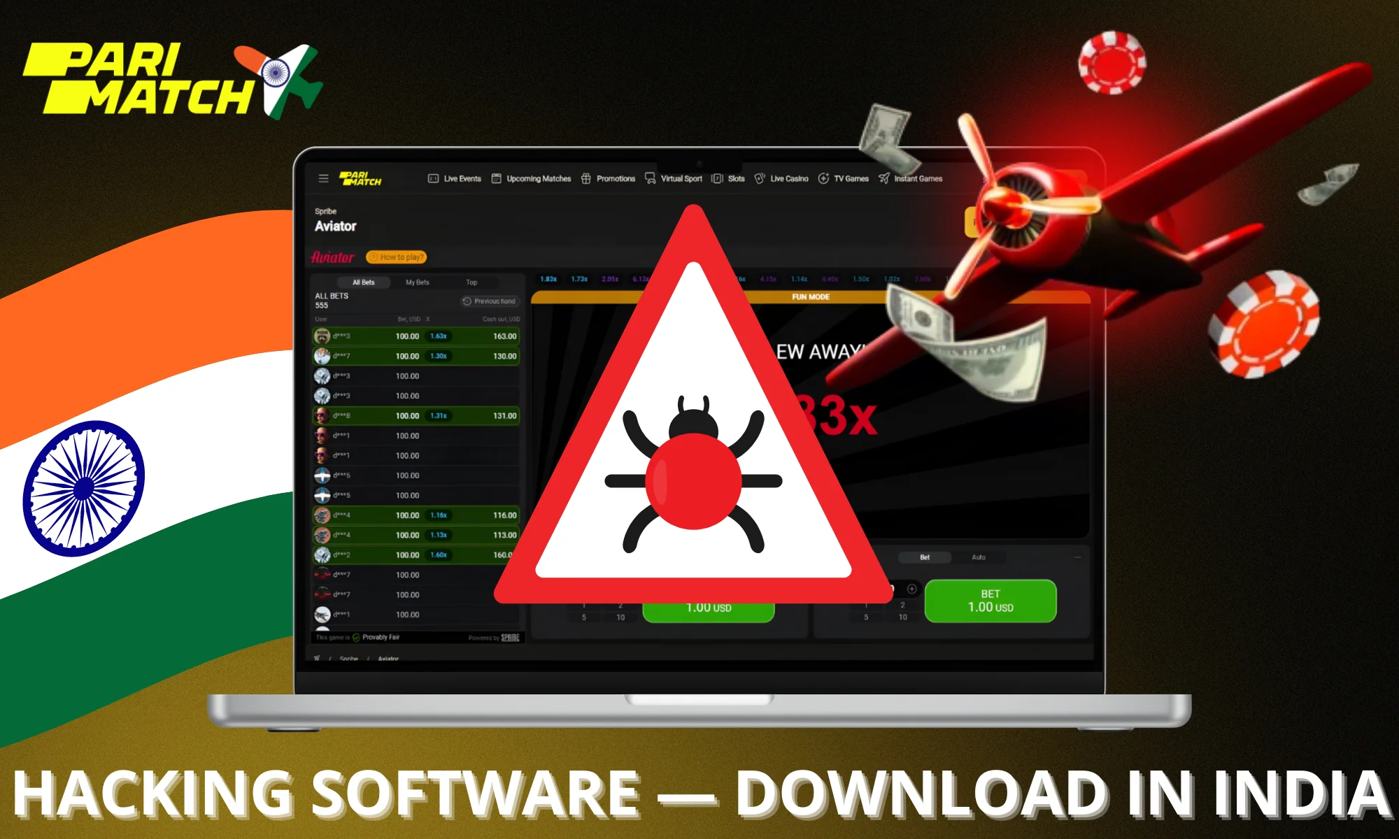 How to hack the Parimatch Aviator - real or not