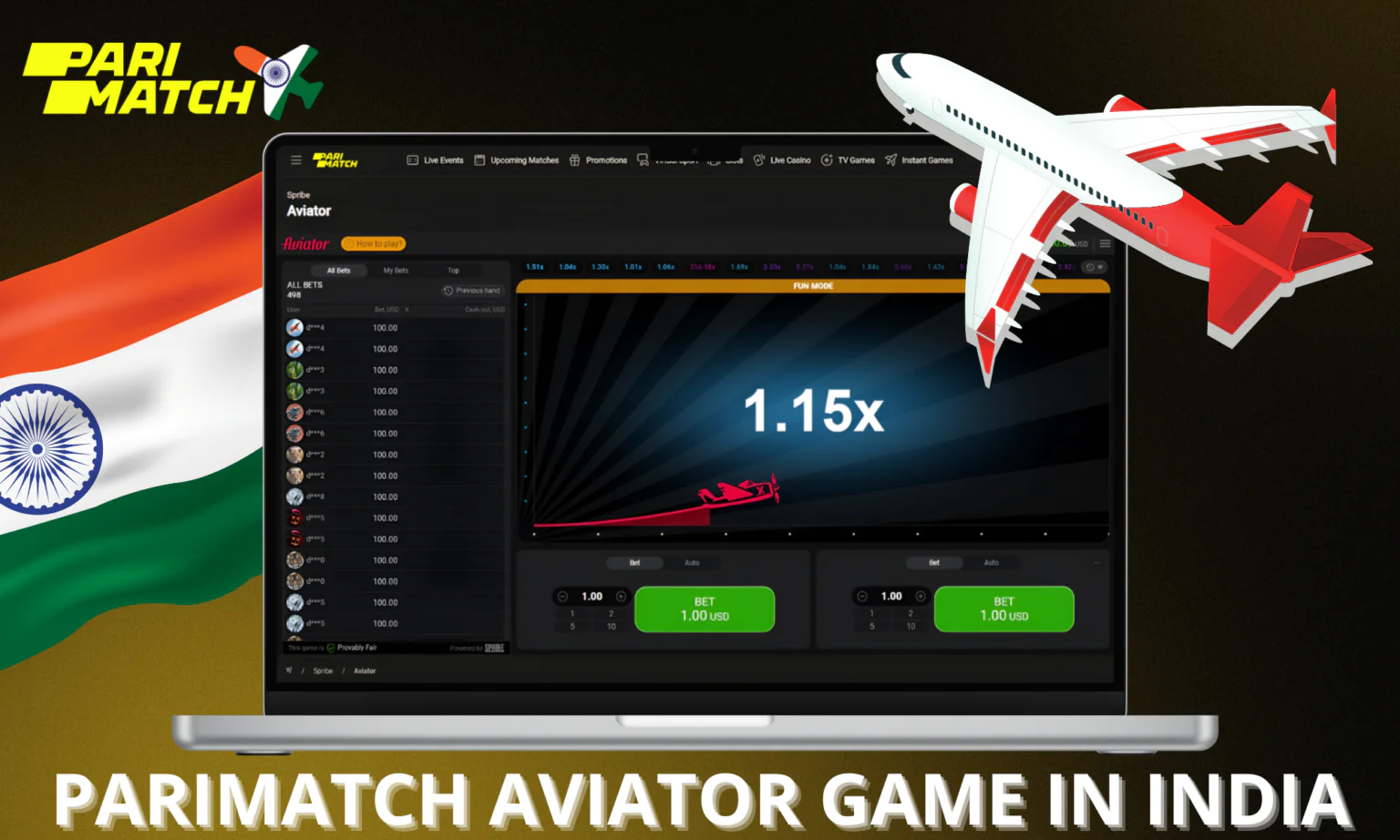 Parimatch Aviator Game - Play for Real Money and Free in India | Login