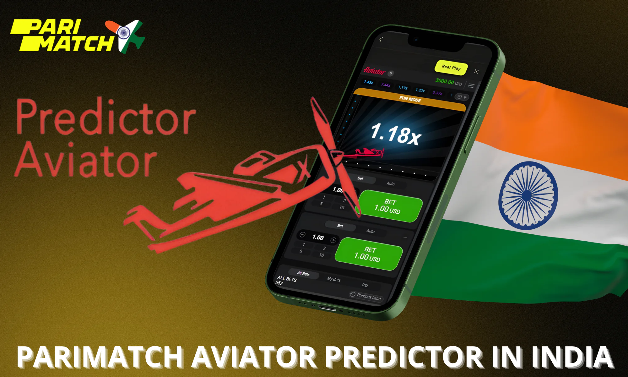 Parimatch Aviator can predict the next bet using the program