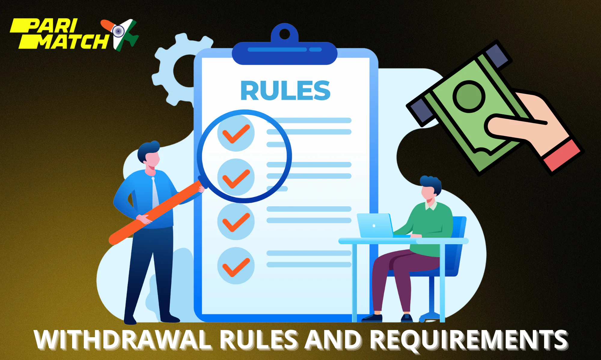 Some rules and requirements for withdrawing funds to Parimatch